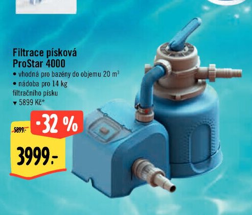 Filtrace písková ProStar 4000
