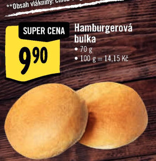 Bulka na hamburger