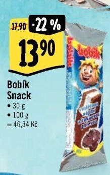Dezert mléčný snack Bobík