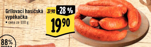 Klobása hasičská vypékačka