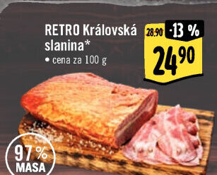 Královská slanina Albert Retro