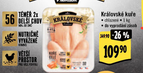 Královské kuře Premium Albert