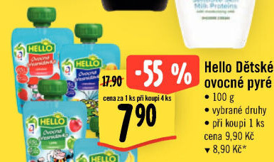 Ovocná kapsička Hello