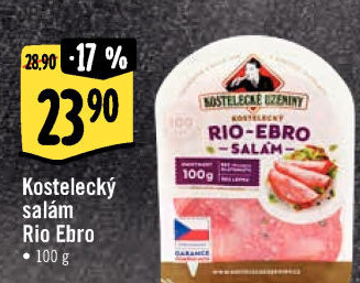 Salám Rio Ebro Kostelecké uzeniny