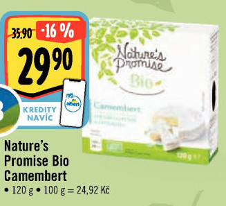Sýr Camembert bio Nature'