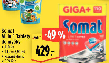 Tablety do myčky All in 1 Somat