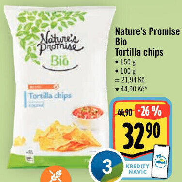 Tortilla chipsy bio Nature'