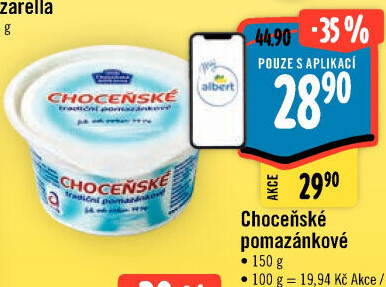 Tradiční pomazánkové Choceňské