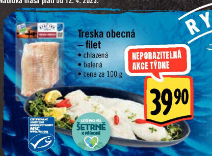 Treska obecná filet Albert