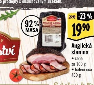 Anglická slanina Albertovo uzenářství