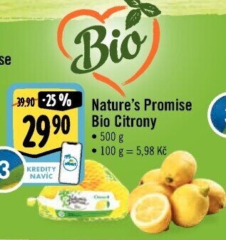 Citrony bio Nature'