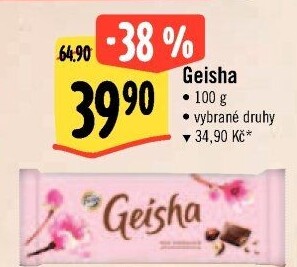 Čokoláda Geisha