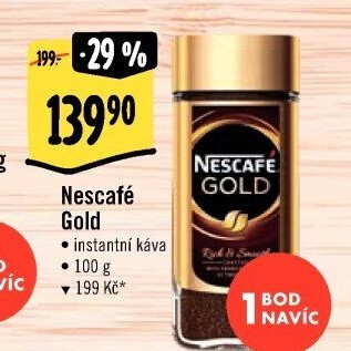 Instantní kávy Nescafé Gold