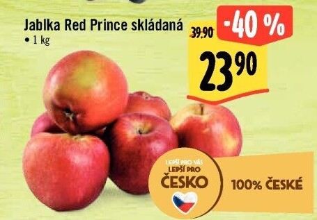 Jablka Red Prince