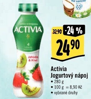 Jogurtový nápoj Activia Danone