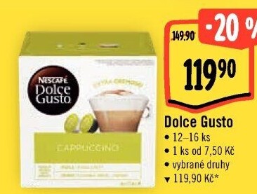 Kapsle Dolce Gusto Nescafé