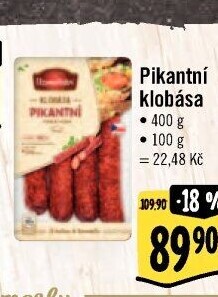 Klobása pikantní Albertovo uzenářství