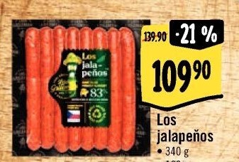 Klobásy na grilování Los Jalapeňos Kostelecké uzeniny