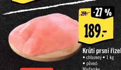 Krůtí prsní řízky