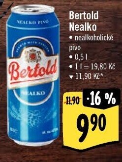 Nealkoholické pivo Bertold
