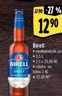 Nealkoholické pivo Birell