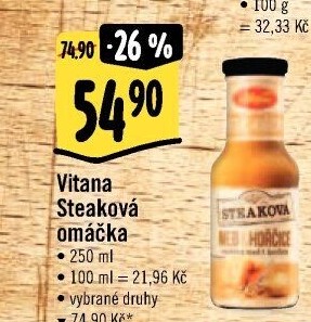 Omáčka steaková Vitana