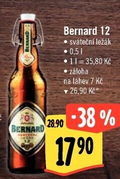 Pivo světlý ležák 12° SvátečníBernard