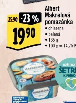 Pomazánka makrelová Albert