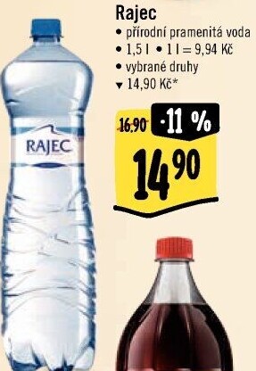 Přírodní voda Rajec