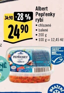 Rybí pepřenky Albert