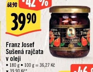 Sušená rajčata v oleji Exclusive Franz Josef Kaiser