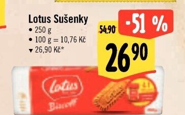 Sušenky Biscoff Lotus