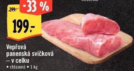 Vepřová panenská svíčková