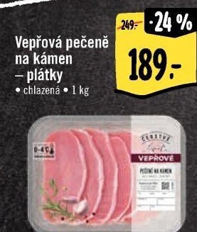 Vepřová pečeně na kámen Albert