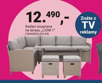 Sedací souprava na terasu LIOW 1 - Möbelix akcniletaky.com
