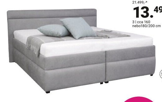 ČALOUNĚNÁ POSTEL „REDA“ - Möbelix akcniletaky.com