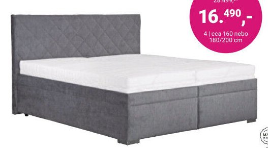 ČALOUNĚNÁ POSTEL „KLARA“ - Möbelix akcniletaky.com