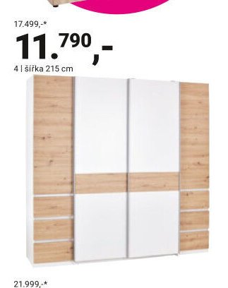 ŠKŘÍŇ S OTOČNÝMI DVEŘMI FABIO - Möbelix akcniletaky.com