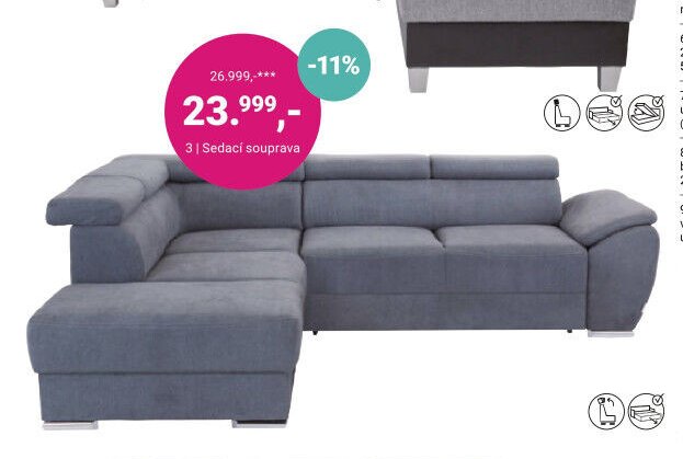 Sedací souprava 3 - Möbelix akcniletaky.com