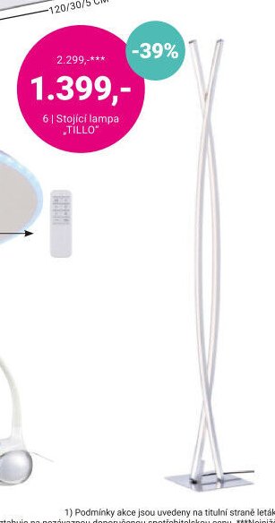 Stojící lampa „TILLO“ - Möbelix akcniletaky.com