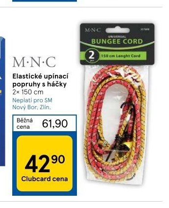 M.N.C Elastické upínací popruhy s háčky