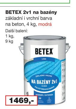 BETEX 2v1 na bazény