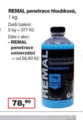 REMAL penetrace hloubková, 1 kg
