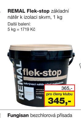 REMAL Flek-stop základní nátěr k izolaci skvrn, 1 kg