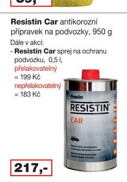 Resistin Car antikorozní přípravek