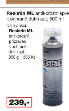 Resistin ML antikorozní sprej