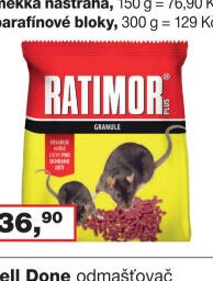 Ratimor Plus granule na hubení hlodavců, sáček, 150 g