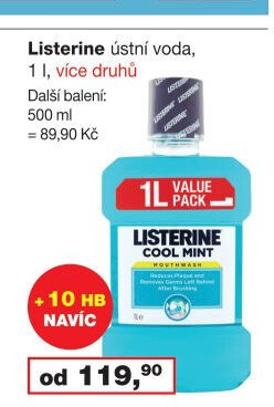 Listerine ústní voda, 1 l