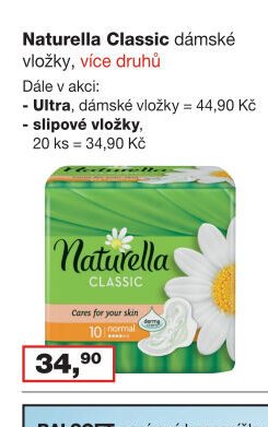 Naturella Classic dámské vložky
