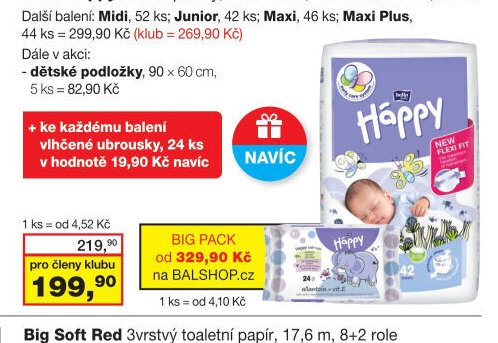 Bella Happy dětské plenky